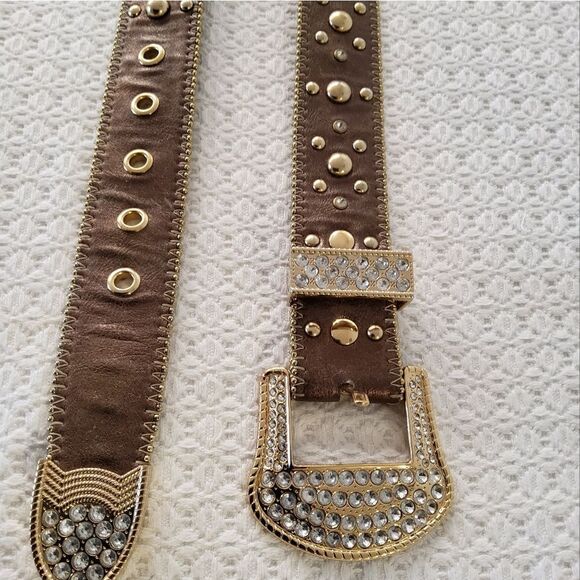 Kathy Van Zeeland Women\'s Rhinestone Belt Size M main image 8